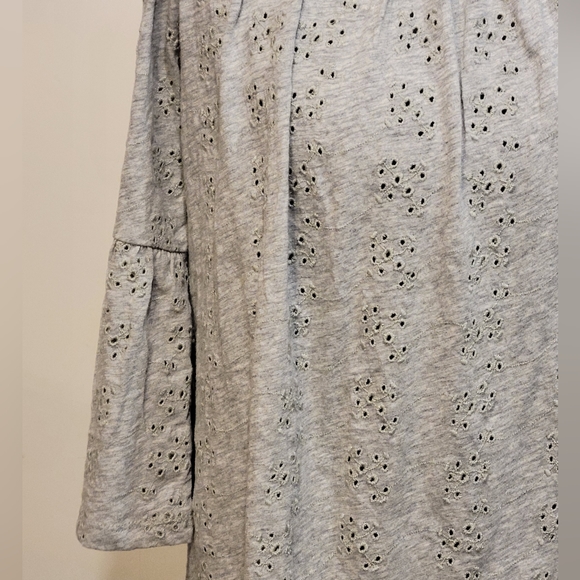 Sale NWT Style & co Eyelet BELL angel sleeve top - Picture 6 of 10